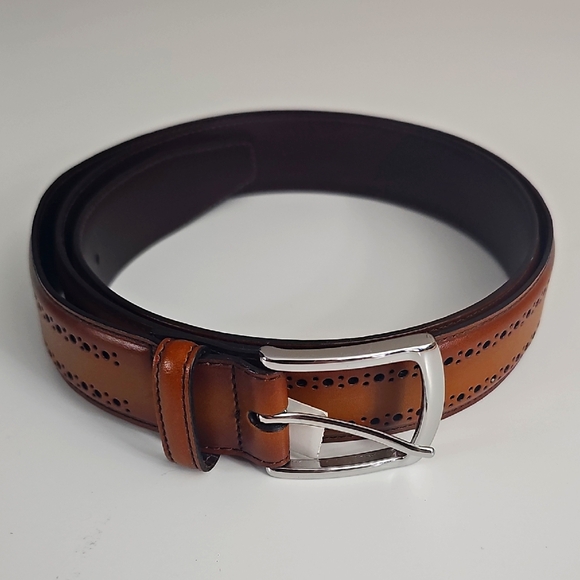 Allen Edmonds Manistee Belt Walnut Size 44